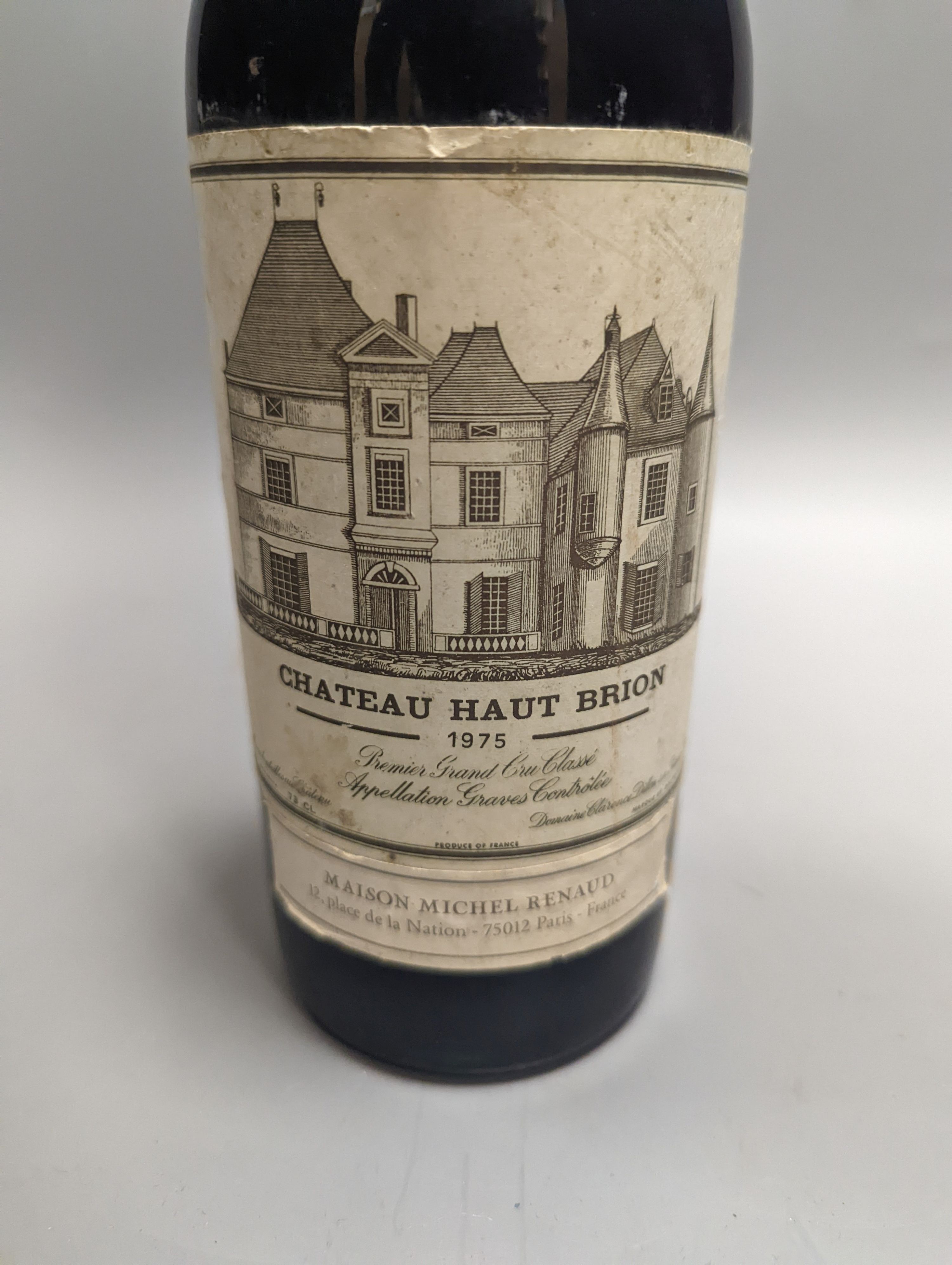 One bottle of Chateau Haut Brion 1975